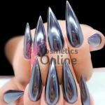 Pigment mirror chrome effect pentru Gel UV sau Acril, CE04 + 1 aplicator Grey Pigment mirror chrome effect pentru Gel UV sau Acril, CE04 + 1 aplicator Grey